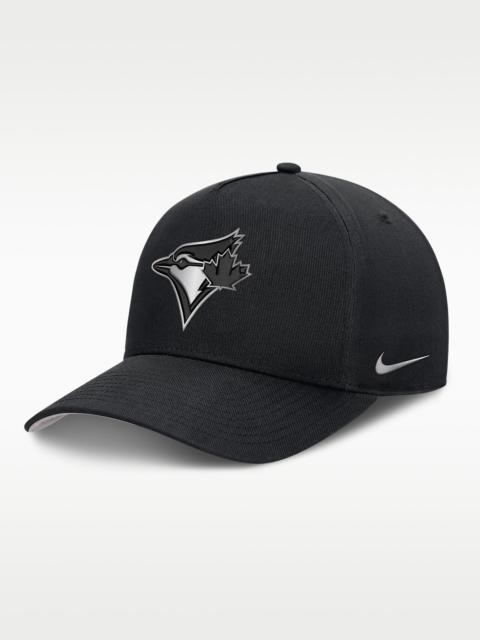 Nike Toronto Blue Jays Rise Men's Nike Dri-FIT MLB A-Frame Trucker Adjustable Hat