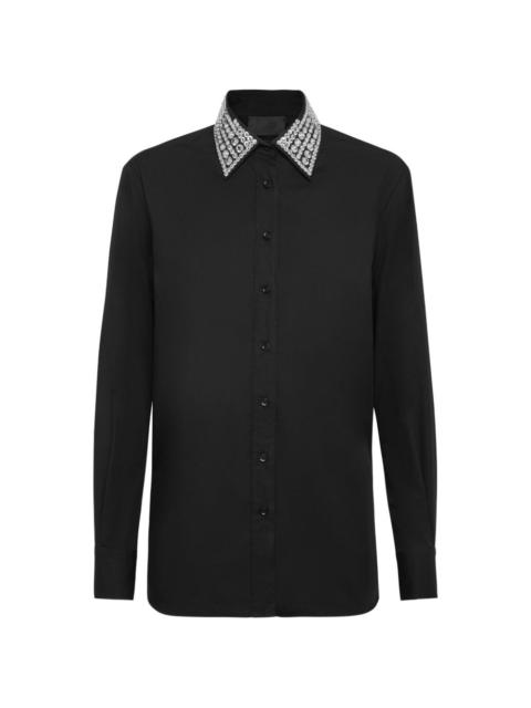 PHILIPP PLEIN crystal-embellished shirt
