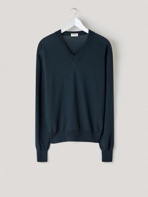 Lemaire TROMPE L'OEIL V-NECK SWEATER
