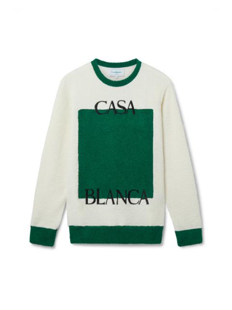 Casablanca Square Logo Terry Jumper