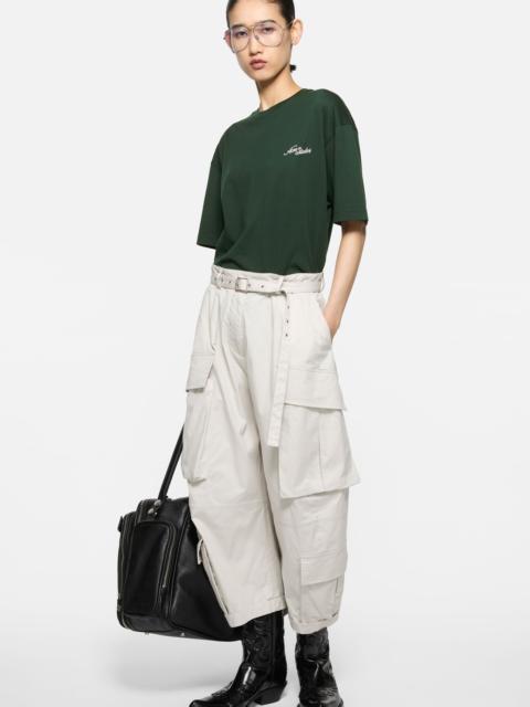 Acne Studios Cargo trousers with belt - Light grey