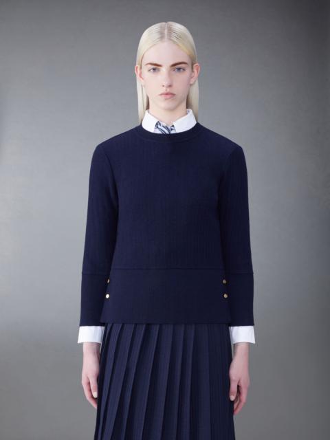 Thom Browne chevron-knit virgin-wool sweater