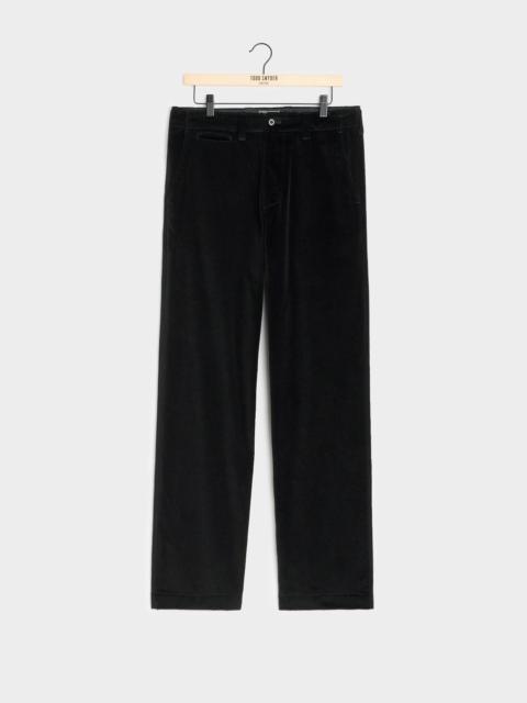TODD SNYDER Relaxed Italian Velvet Trouser