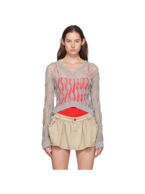 ISA BOULDER Gray Cencion Sweater
