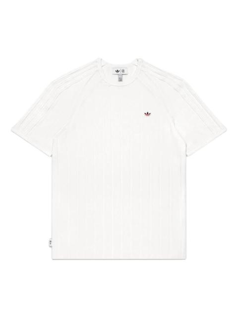 adidas x CLOT Rib T-shirt Asia Sizing 'White' JC8170