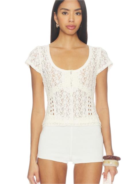 FREE PEOPLE Claro Short Sleeve Tee