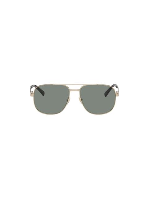 GUCCI Gold Navigator Sunglasses