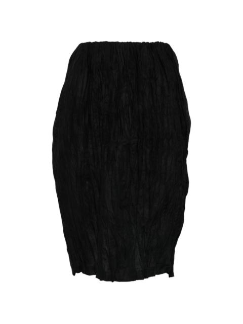 TOTEME crinkled mini skirt