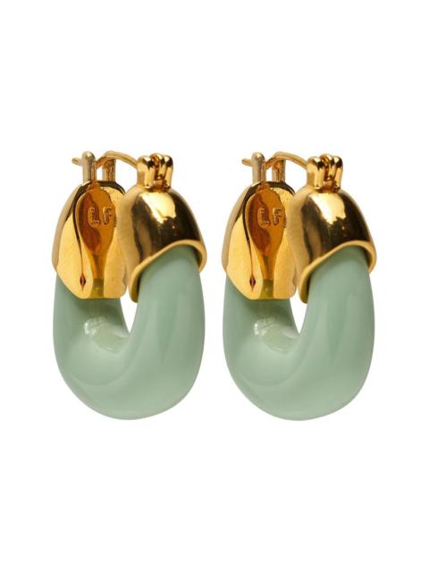 LIZZIE FORTUNATO Seafoam Mini Organic Hoops