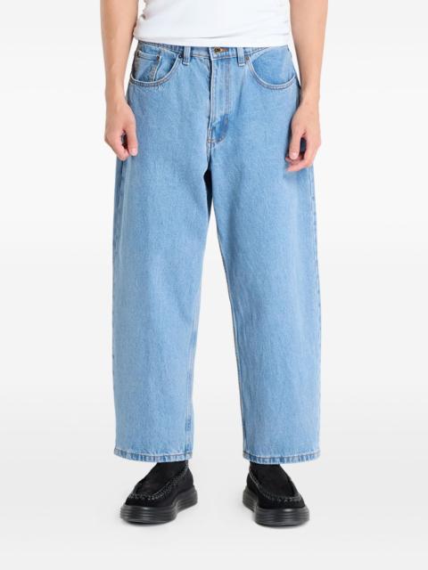 Vans check baggy denim trousers