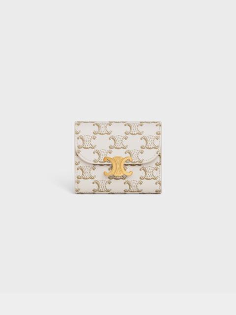 CELINE Small Wallet TRIOMPHE in Triomphe Canvas