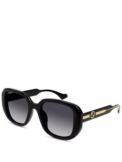 La Piscine Squared Injection Sunglasses, 54mm