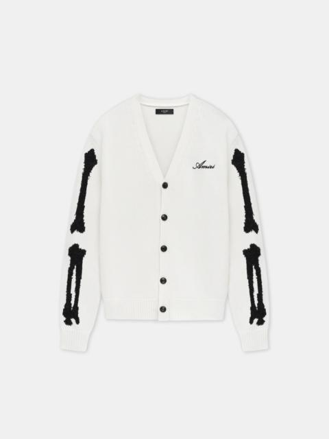 AMIRI BONES CARDIGAN | REVERSIBLE