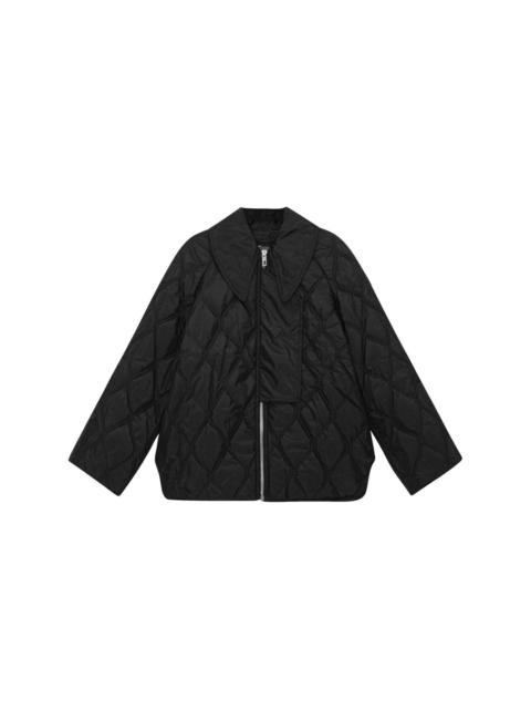 ripstop-texture quilted jacket