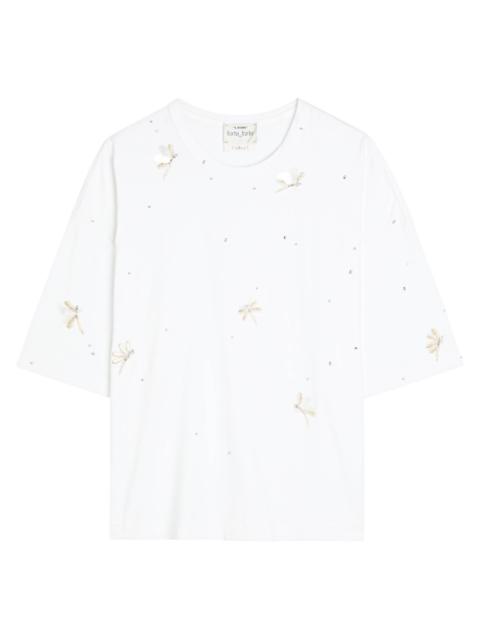 Forte_forte Embellished Cotton T-shirt