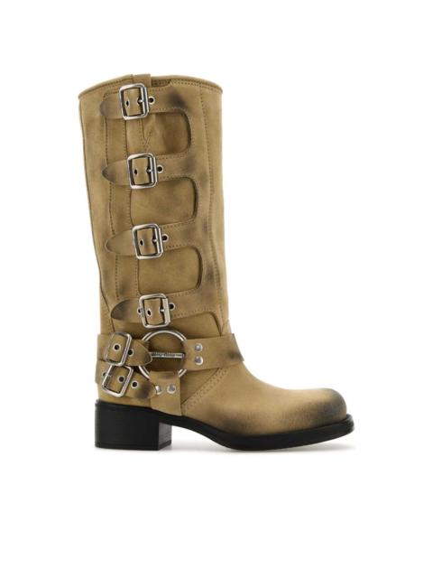 Miu Miu 45mm suede boots