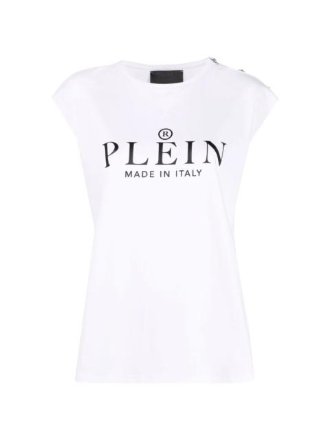 PHILIPP PLEIN SS logo-print T-shirt