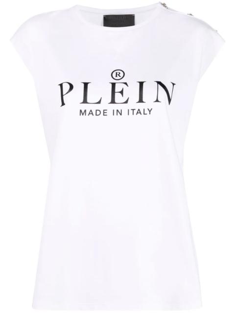 PHILIPP PLEIN SS logo-print T-shirt