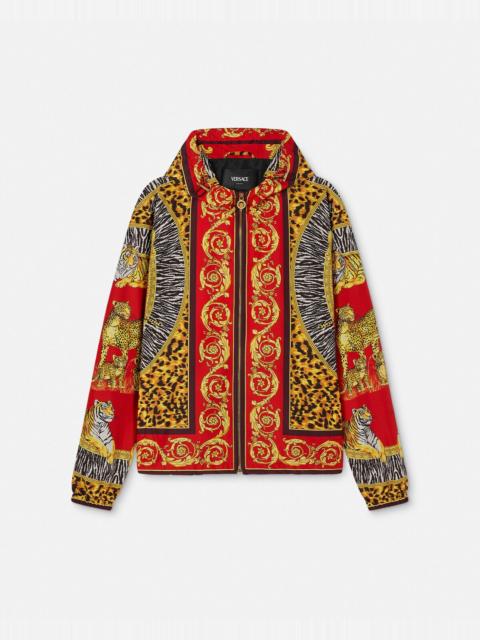 VERSACE Wild Cats Windbreaker Jacket
