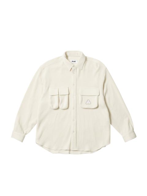 PALACE WAFFLE SHIRT OFF WHITE