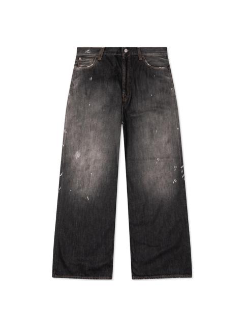 Acne Studios 2023 BLACK TRAFALGAR LOOSE FIT JEANS - BLACK
