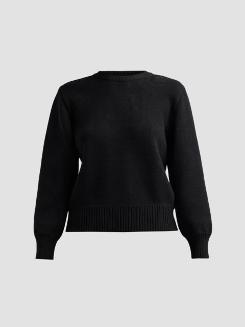 TOTEME Women's Wool-Cotton Sweater - Black