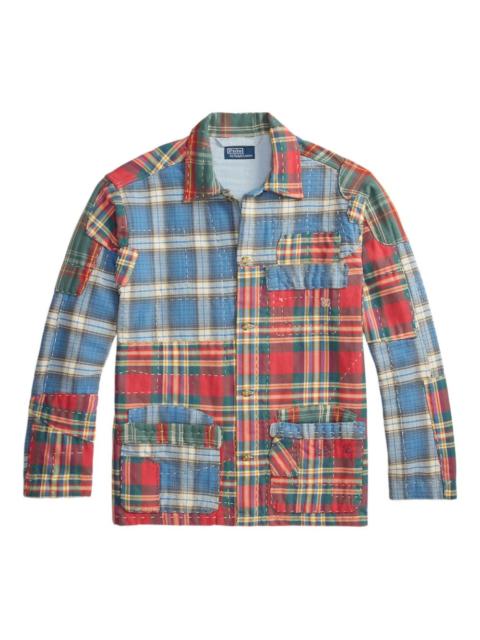 Polo Ralph Lauren patchwork plaid overshirt