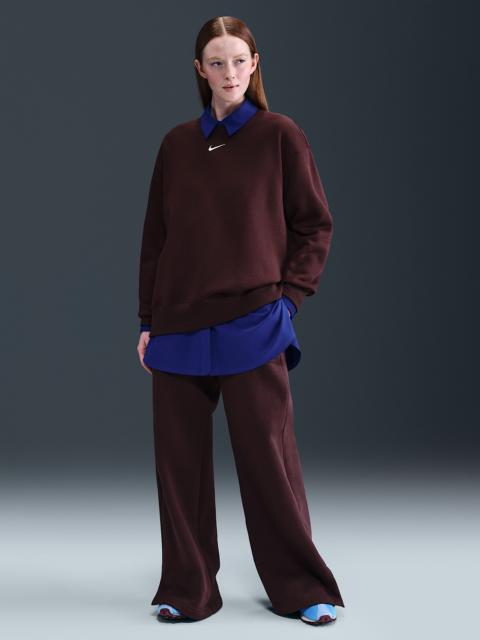 Nike Nike Sportswear Phoenix Fleece Women's High-Waisted 넓은 바지