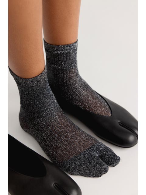 FREE PEOPLE Lurex Tabi Socks