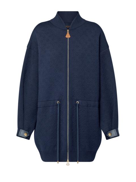Louis Vuitton Embossed Monogram Bomber Coat