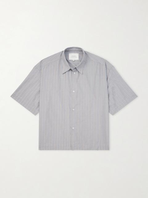 Studio Nicholson Sanko Striped Cotton-Poplin Shirt