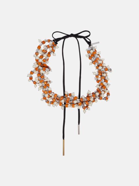 Dries Van Noten Embellished beaded necklace