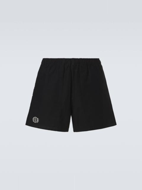 BODE Logo cotton twill Bermuda shorts