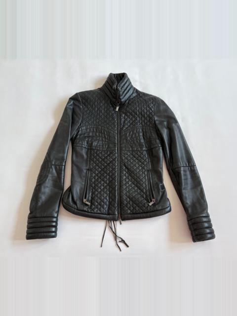 Jean Paul Gaultier Jean Paul Gaultier Vintage Quilted Circle Leather Jacket