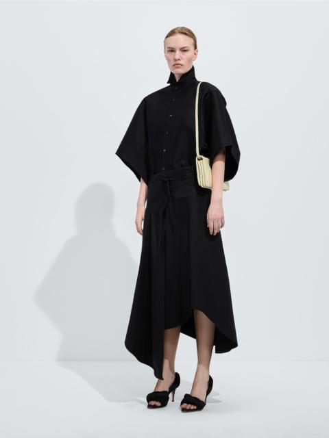 Bottega Veneta Compact Cotton Toile Skirt