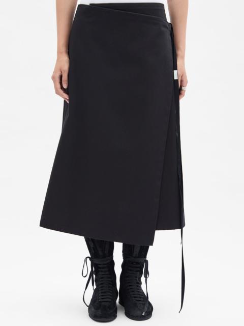 Ann Demeulemeester Fabi Midi Apron Wrap Skirt