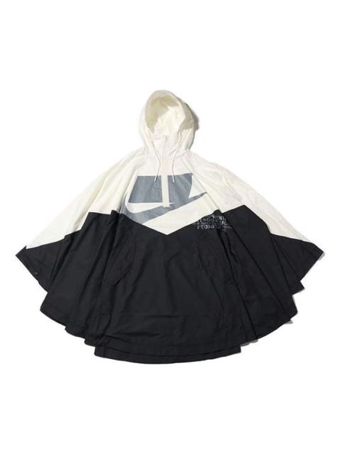 Nike Nike Shield Sportswear Windrunner Poncho Jacket 'White Black' CJ5059-133