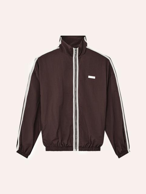 P.E NATION RADIUS JACKET IN DARK PLUM
