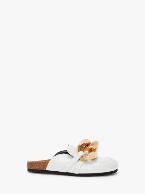 JW Anderson WOMEN'S CHAIN LOAFER MULES