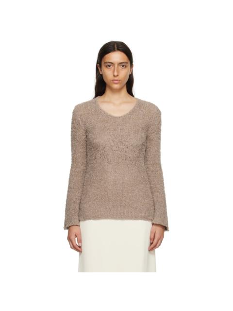 BY MALENE BIRGER Taupe Pelira Sweater