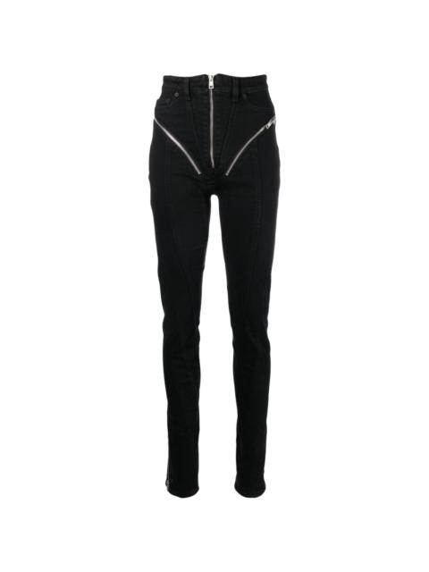 Spiral skinny jeans