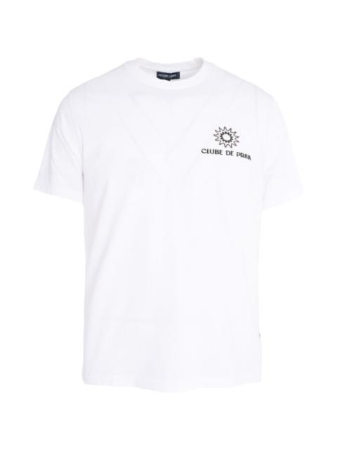 FRESCOBOL CARIOCA Rosa embroidered T-shirt