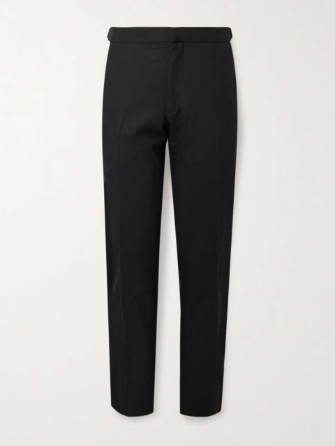 Slim-Fit Silk and Wool-Blend Trousers