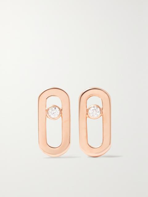 MESSIKA Move Uno 18-karat Rose Gold Diamond Earrings