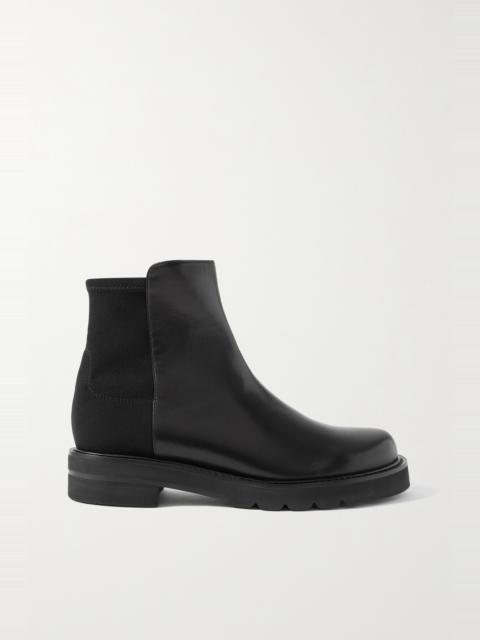 5050 Lift leather and neoprene ankle boots