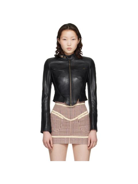 KNWLS Black Claw Leather Jacket