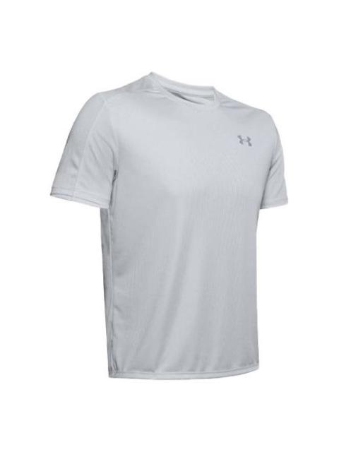 Under Armour Men's Under Armour Speed Stride Short Sleeve Sports Tops Gray 1326564-014