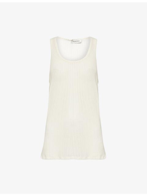 ANINE BING Eugene Sleeveless Knitted Top