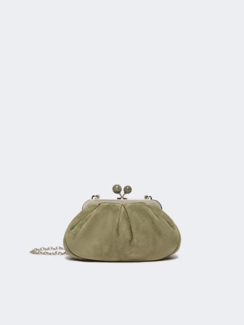 WEEKEND Max Mara VALOIS Small suede Pasticcino Bag - MUD