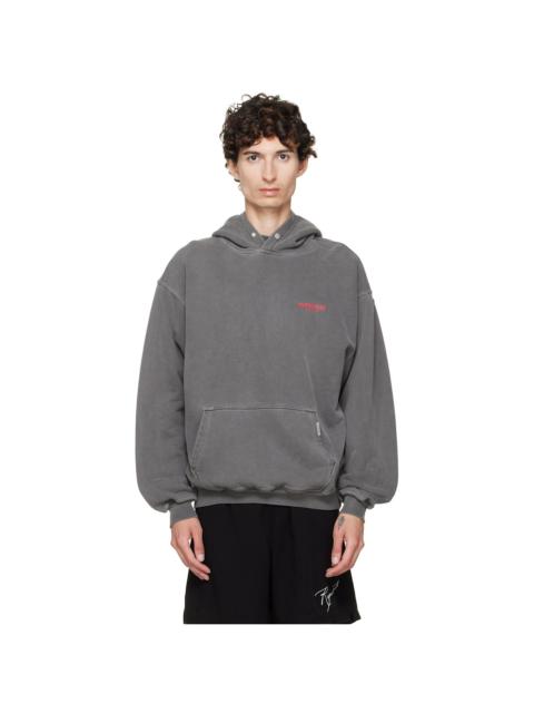 REPRESENT Gray Printed 'Owners Club' Hoodie